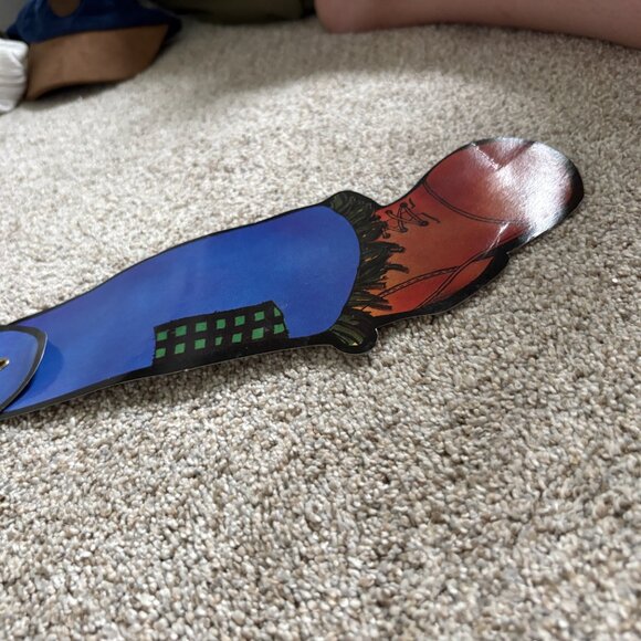 Vintage 90s Halloween cut outs x3 spider, skeleton, scarecrow - Picture 13 of 15